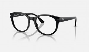 Men's Ray Ban RB7227 Optics Eyeglasses Black | 983264-VCY