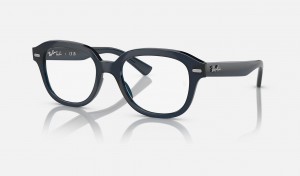 Women's Ray Ban Erik Optics Eyeglasses Blue | 530291-QYB